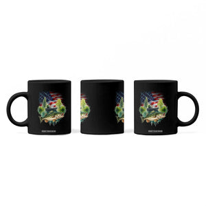Bass Fishing Patriotic American Flag Coffee Mug TS14 Print Your Wear