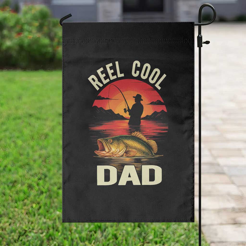 Funny Fishing Dad Garden Flag Reel Cool Dad TS14 Print Your Wear