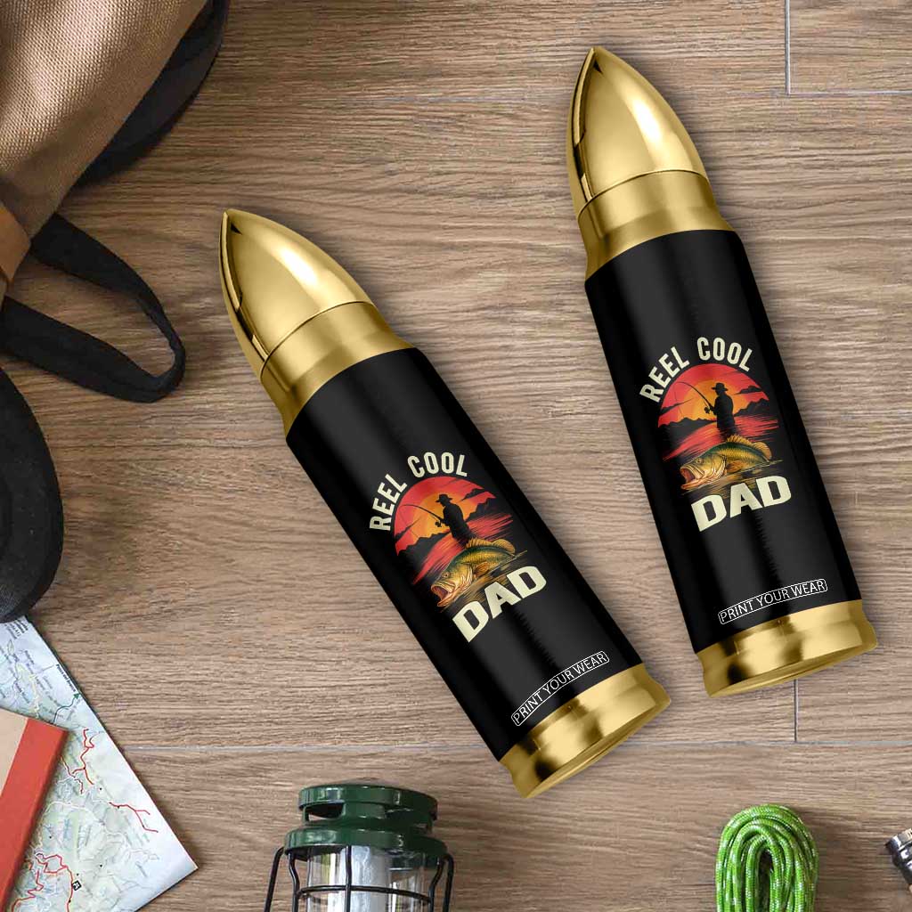 Funny Fishing Dad Bullet Tumbler Reel Cool Dad TS14 Print Your Wear