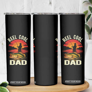 Funny Fishing Dad Skinny Tumbler Reel Cool Dad TS14 Print Your Wear