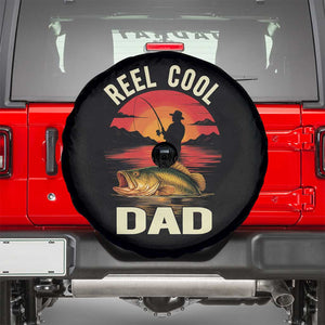Funny Fishing Dad Spare Tire Cover Reel Cool Dad TS14 Black Print Your Wear