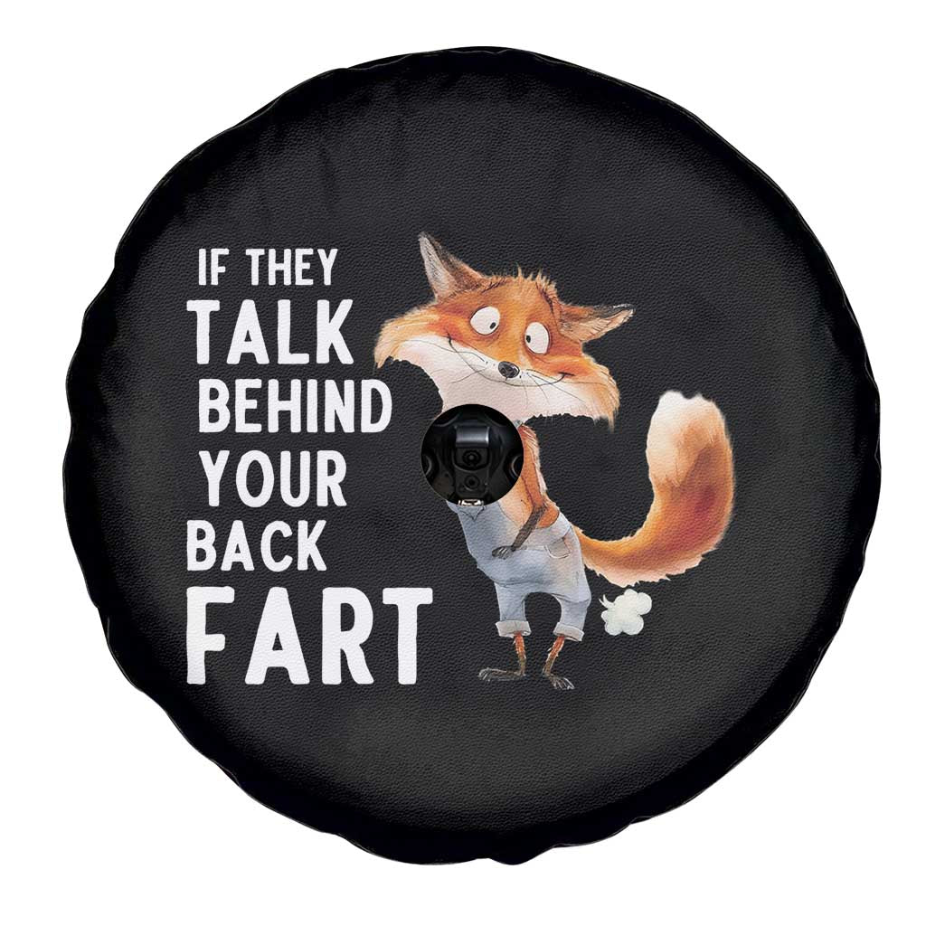 Funny Fox Meme Spare Tire Cover If They Talk Behind Your Back Fart Naughty Joke TS14 Print Your Wear