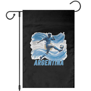 Argentina Soccer Fan Argentinian Flag Patriotic Sports Garden Flag TS14 Black Print Your Wear