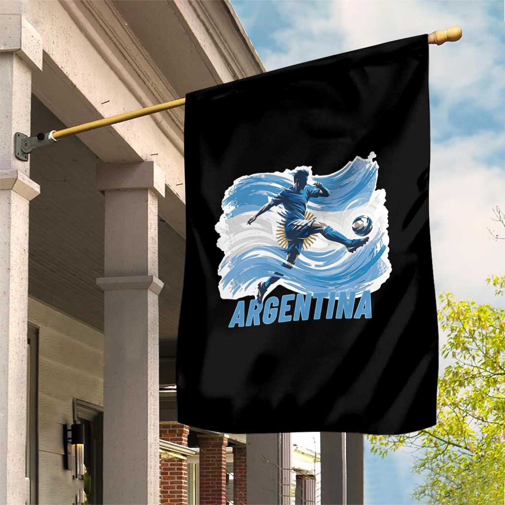 Argentina Soccer Fan Argentinian Flag Patriotic Sports Garden Flag TS14 Print Your Wear