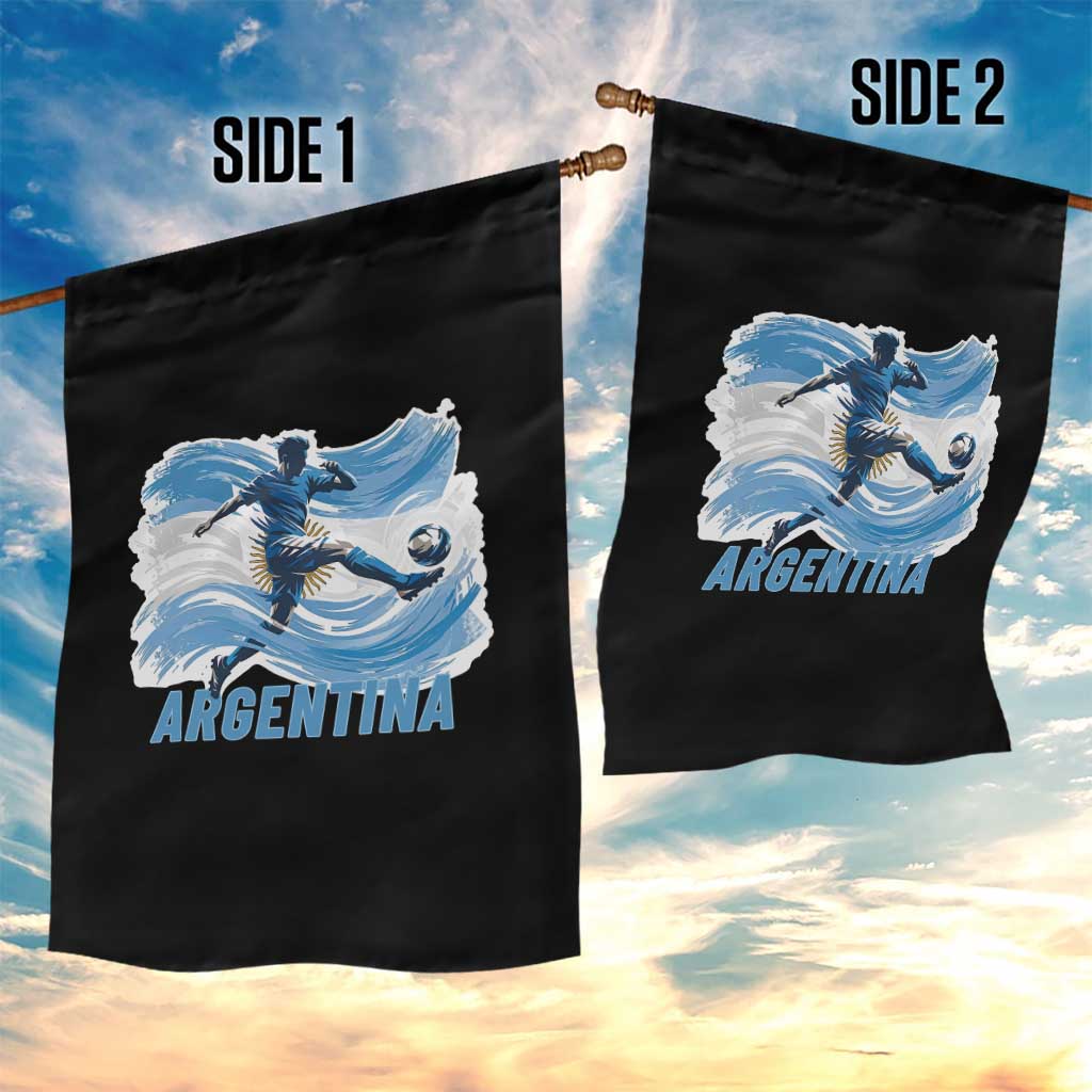 Argentina Soccer Fan Argentinian Flag Patriotic Sports Garden Flag TS14 Print Your Wear