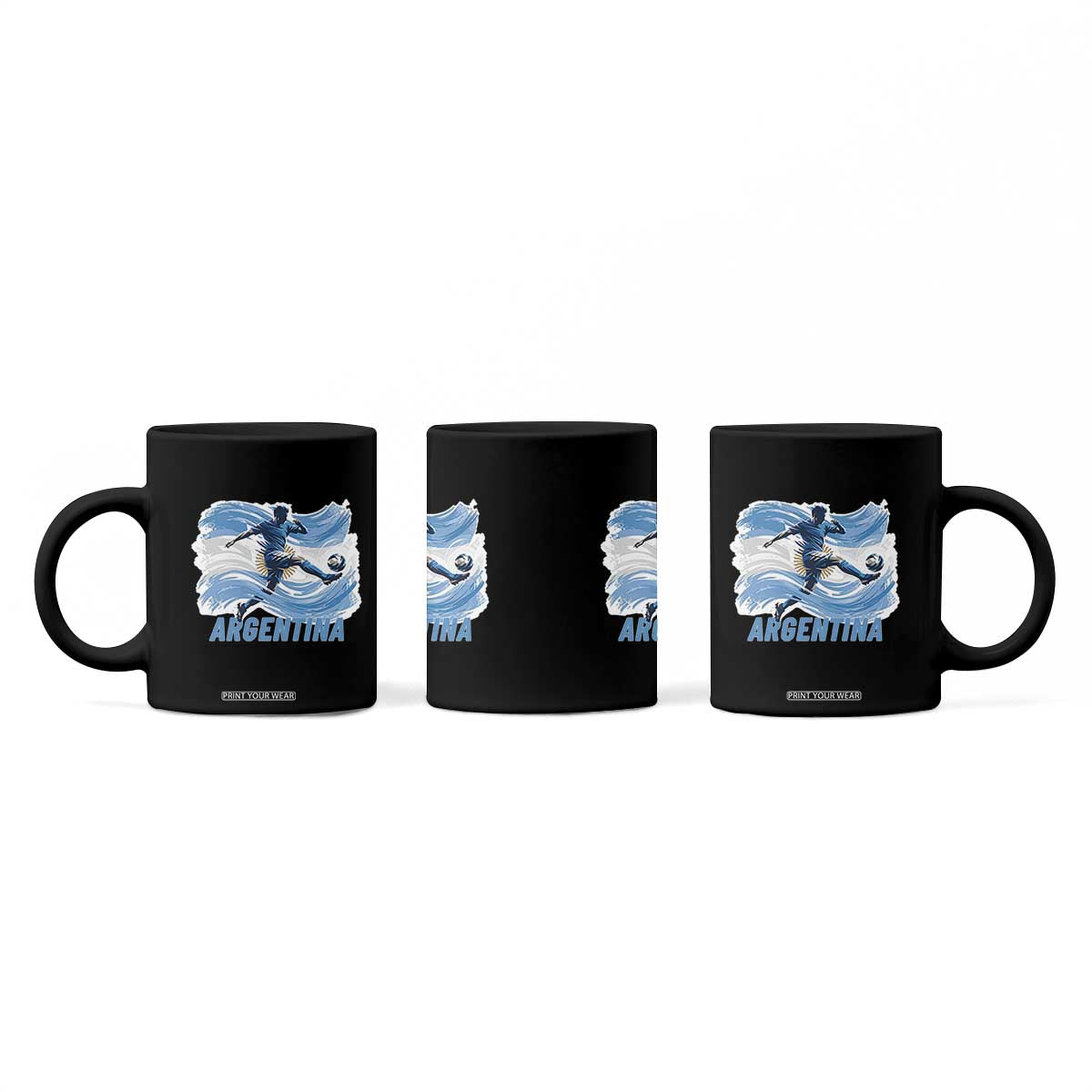 Argentina Soccer Fan Argentinian Flag Patriotic Sports Coffee Mug TS14 Print Your Wear