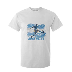 Argentina Soccer Fan Argentinian Flag Patriotic Sports T Shirt For Kid TS14 White Print Your Wear