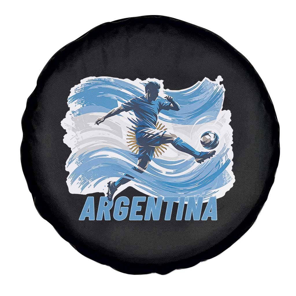 Argentina Soccer Fan Argentinian Flag Patriotic Sports Spare Tire Cover TS14 Print Your Wear