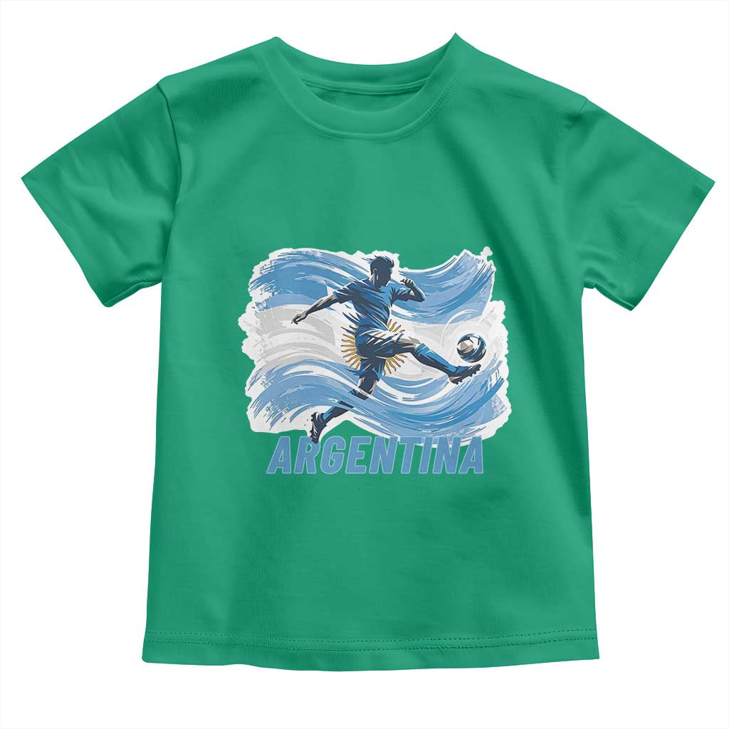 Argentina Soccer Fan Argentinian Flag Patriotic Sports Toddler T Shirt TS14 Irish Green Print Your Wear