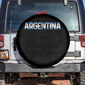 Vintage Argentina Flag Retro Argentinian Spare Tire Cover TS14 No hole Black Print Your Wear