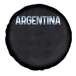 Vintage Argentina Flag Retro Argentinian Spare Tire Cover TS14 Print Your Wear