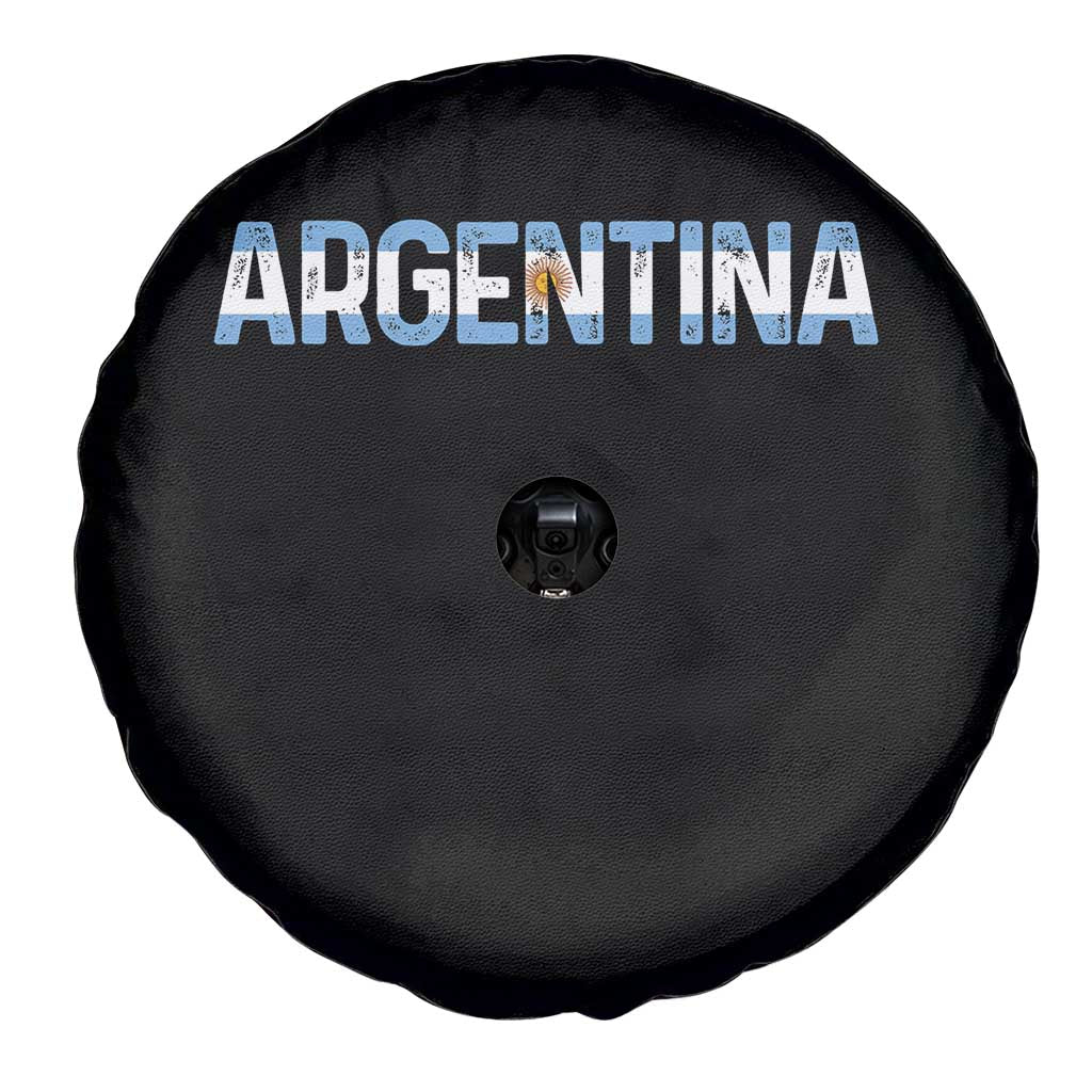 Vintage Argentina Flag Retro Argentinian Spare Tire Cover TS14 Print Your Wear
