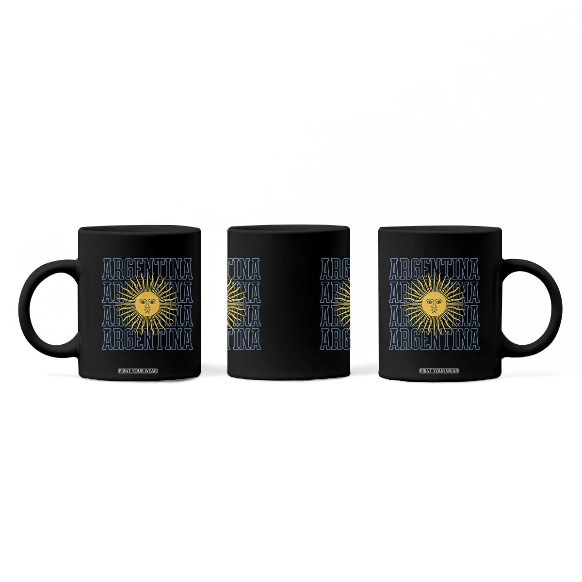 Sol de Mayo Argentina Flag Argentinian Sun Coffee Mug TS14 Print Your Wear