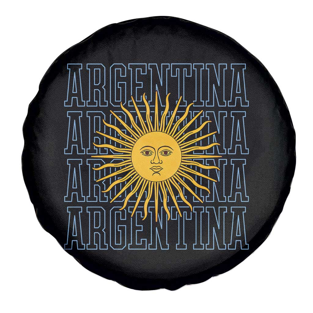 Sol de Mayo Argentina Flag Argentinian Sun Spare Tire Cover TS14 Print Your Wear