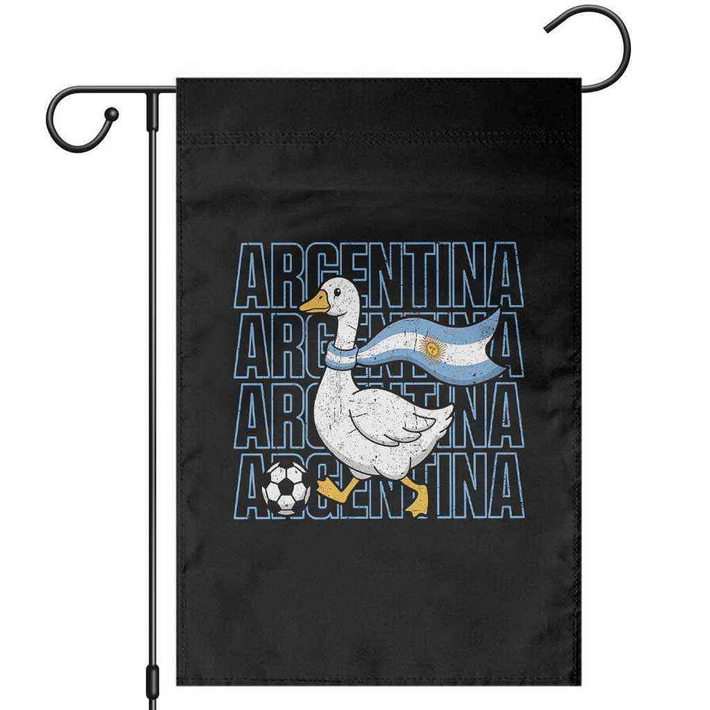 Argentina Soccer Football Garden Flag Silly Goose Argentinian Flag Fan Supporter TS14 Black Print Your Wear