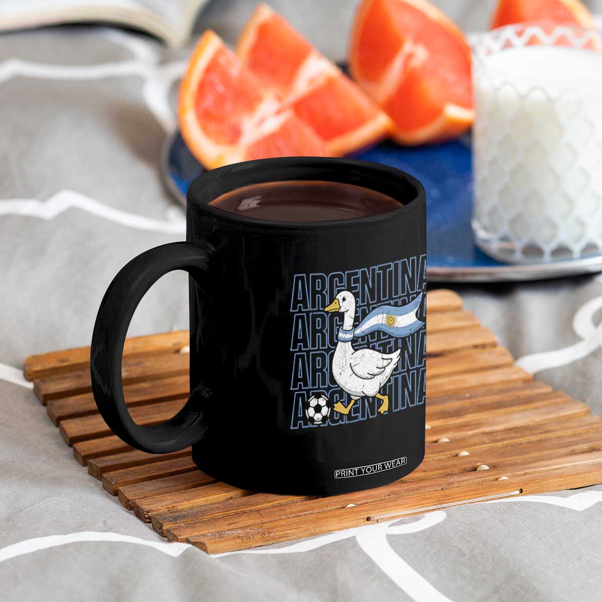 Argentina Soccer Football Coffee Mug Silly Goose Argentinian Flag Fan Supporter TS14 Print Your Wear