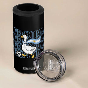 Argentina Soccer Football 4 in 1 Can Cooler Tumbler Silly Goose Argentinian Flag Fan Supporter TS14 Print Your Wear
