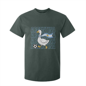 Argentina Soccer Football T Shirt For Kid Silly Goose Argentinian Flag Fan Supporter TS14 Print Your Wear