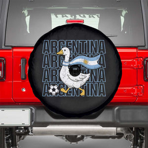 Argentina Soccer Football Spare Tire Cover Silly Goose Argentinian Flag Fan Supporter TS14 Black Print Your Wear