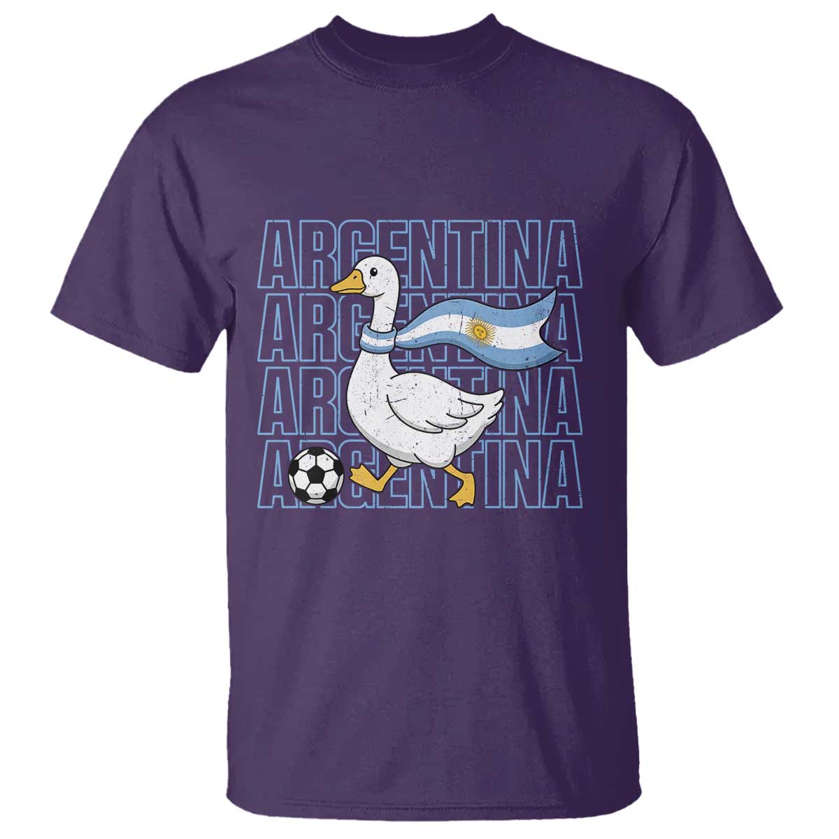 Argentina Soccer Football T Shirt Silly Goose Argentinian Flag Fan Supporter TS14 Print Your Wear