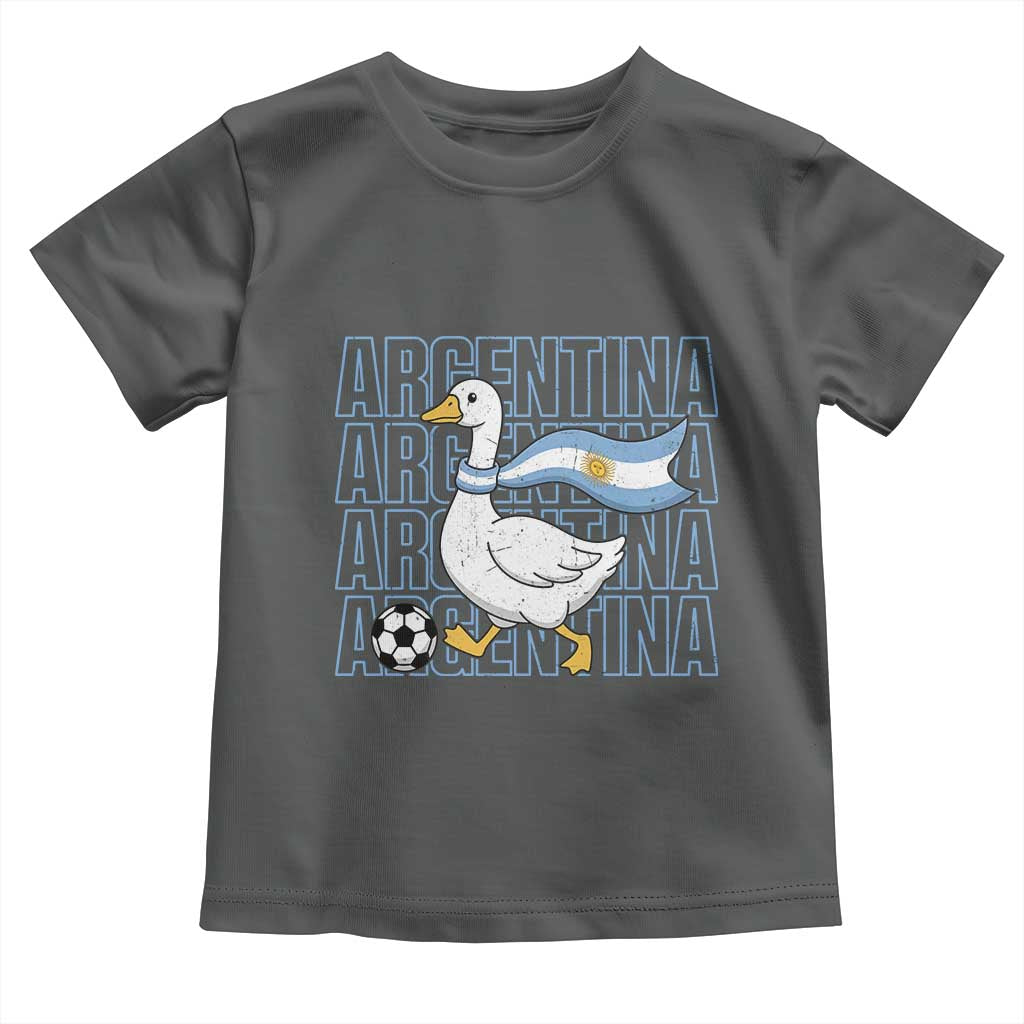 Argentina Soccer Football Toddler T Shirt Silly Goose Argentinian Flag Fan Supporter TS14 Dark Heather Print Your Wear