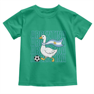 Argentina Soccer Football Toddler T Shirt Silly Goose Argentinian Flag Fan Supporter TS14 Irish Green Print Your Wear