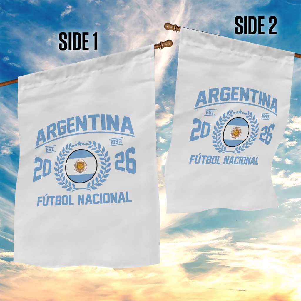 Argentina 2026 Soccer Football Fan Argentinian Flag Garden Flag TS14 Print Your Wear