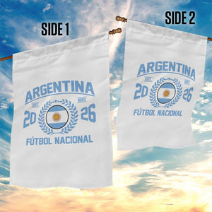 Argentina 2026 Soccer Football Fan Argentinian Flag Garden Flag TS14 Print Your Wear