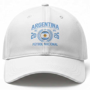 Argentina 2026 Soccer Football Fan Argentinian Flag Baseball Cap TS14 Print Your Wear