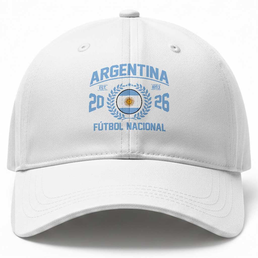 Argentina 2026 Soccer Football Fan Argentinian Flag Baseball Cap TS14 Print Your Wear