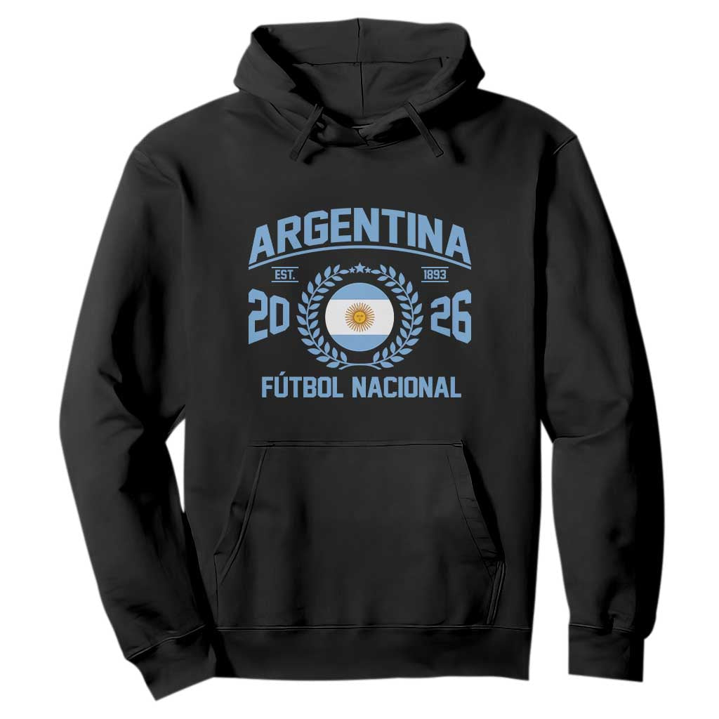 Argentina 2026 Soccer Football Fan Argentinian Flag Hoodie TS14 Black Print Your Wear