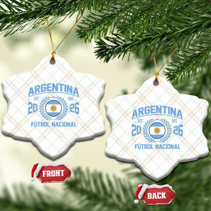 Argentina 2026 Soccer Football Fan Argentinian Flag Ceramic Ornament TS14 Print Your Wear