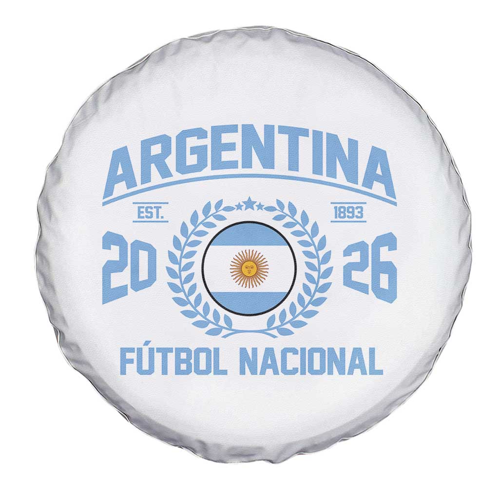 Argentina 2026 Soccer Football Fan Argentinian Flag Spare Tire Cover TS14 Print Your Wear