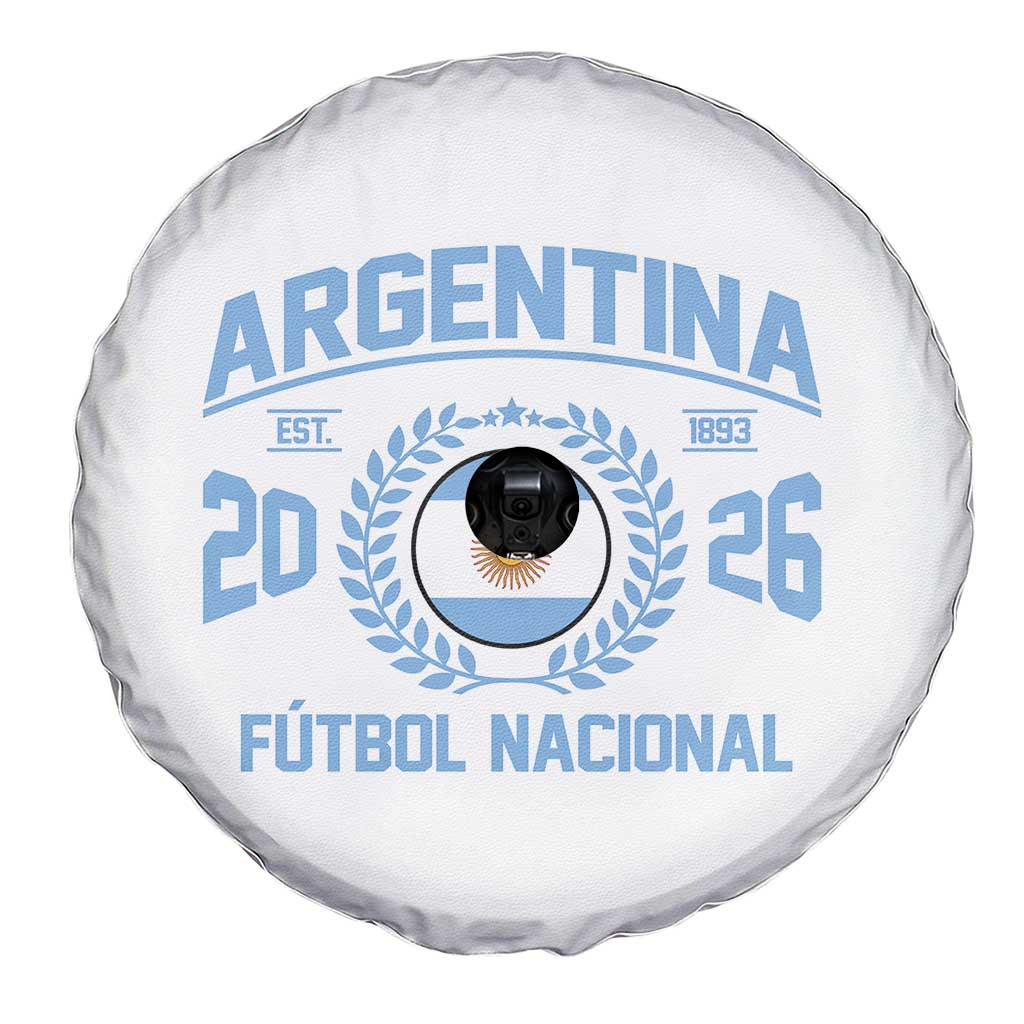 Argentina 2026 Soccer Football Fan Argentinian Flag Spare Tire Cover TS14 Print Your Wear