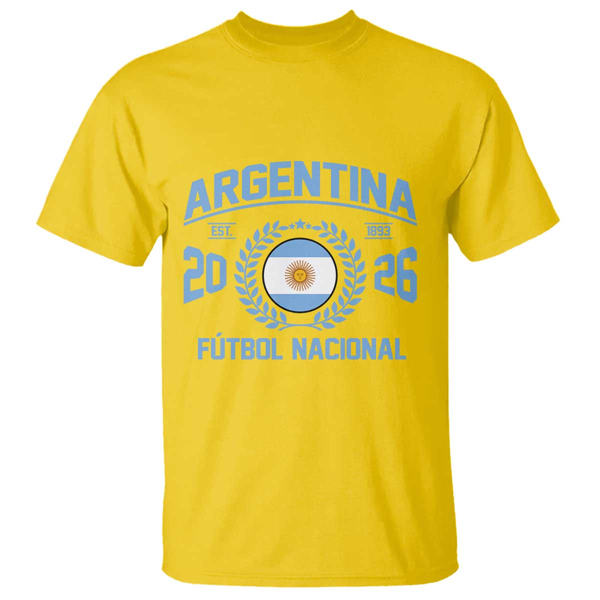 Argentina 2026 Soccer Football Fan Argentinian Flag T Shirt TS14 Daisy Print Your Wear