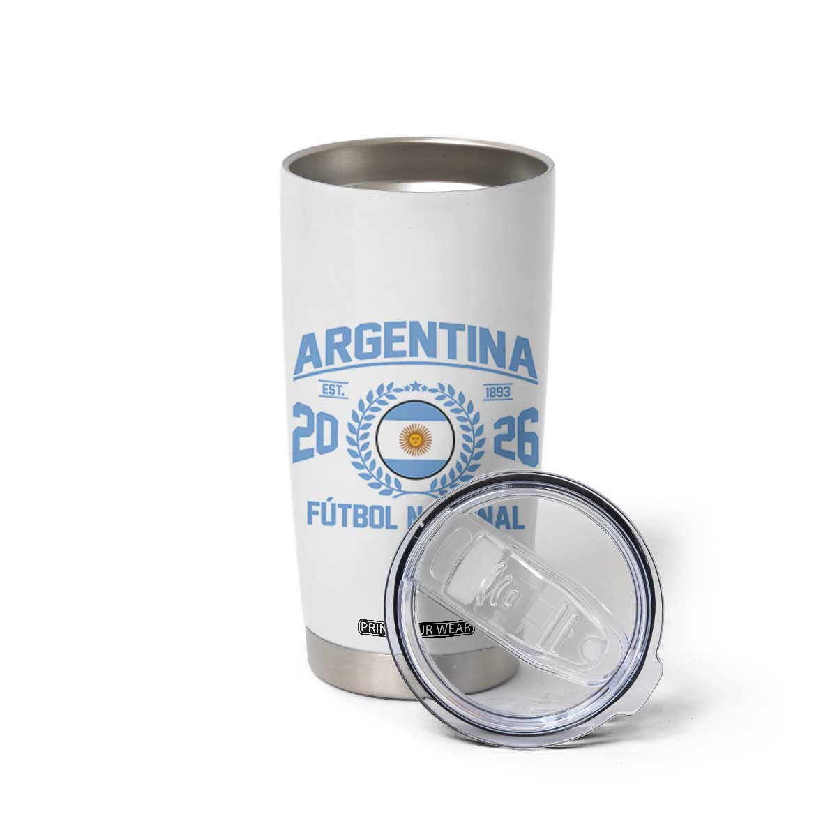 Argentina 2026 Soccer Football Fan Argentinian Flag Tumbler Cup TS14 Print Your Wear