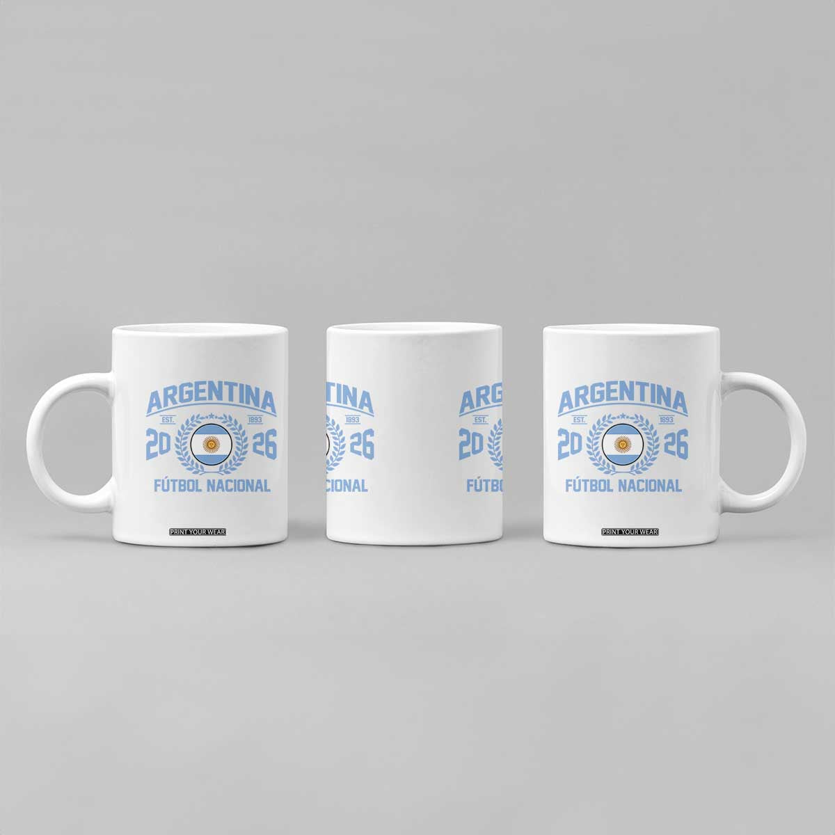 Argentina 2026 Soccer Football Fan Argentinian Flag Coffee Mug TS14 Print Your Wear
