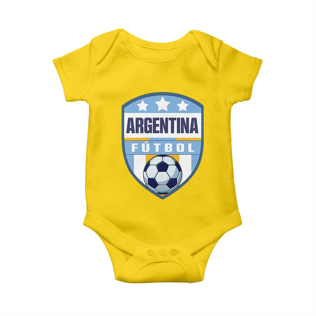 Argentina Soccer Football Baby Onesie Argentinian Football Game Day Supporter TS14 Daisy Print Your Wear