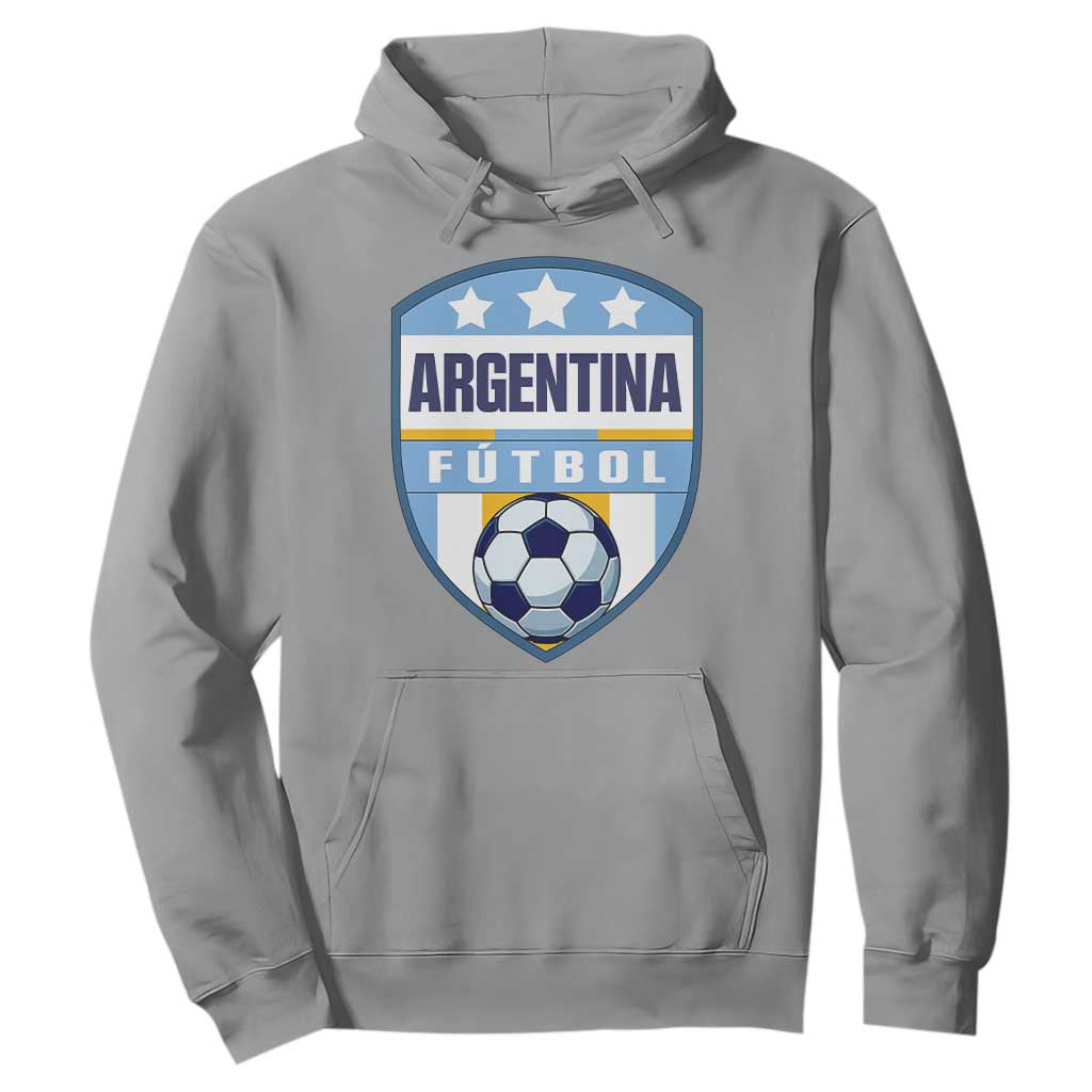 Argentina Soccer Football Hoodie Argentinian Football Game Day Supporter TS14 Sport Gray Print Your Wear