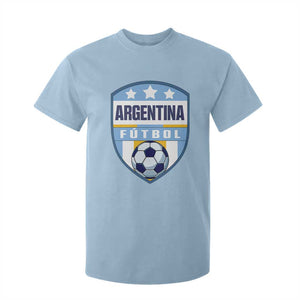Argentina Soccer Football T Shirt For Kid Argentinian Football Game Day Supporter TS14 Light Blue Print Your Wear