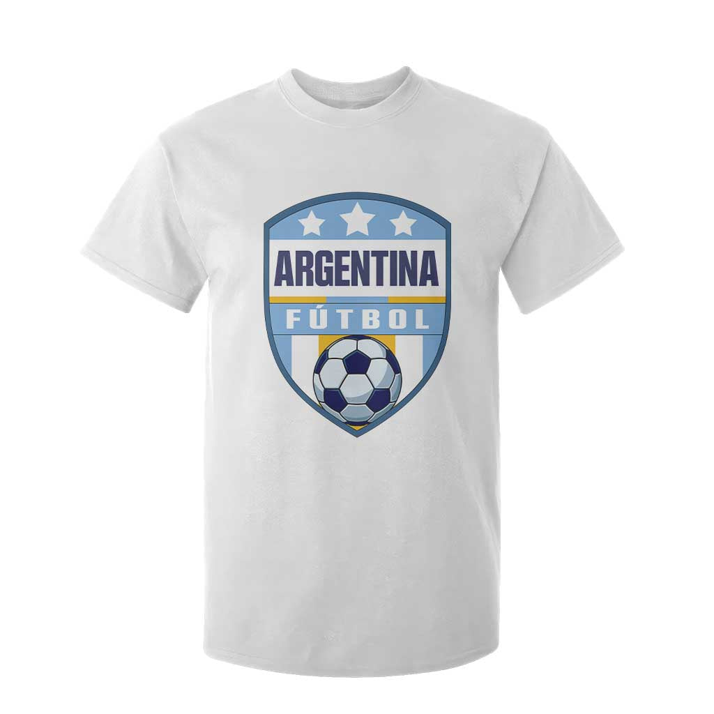 Argentina Soccer Football T Shirt For Kid Argentinian Football Game Day Supporter TS14 White Print Your Wear