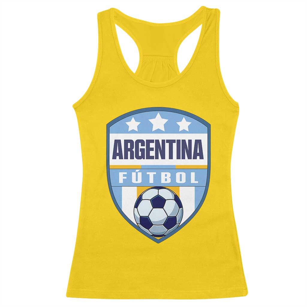 Argentina Soccer Football Racerback Tank Top Argentinian Football Game Day Supporter TS14 Daisy Print Your Wear