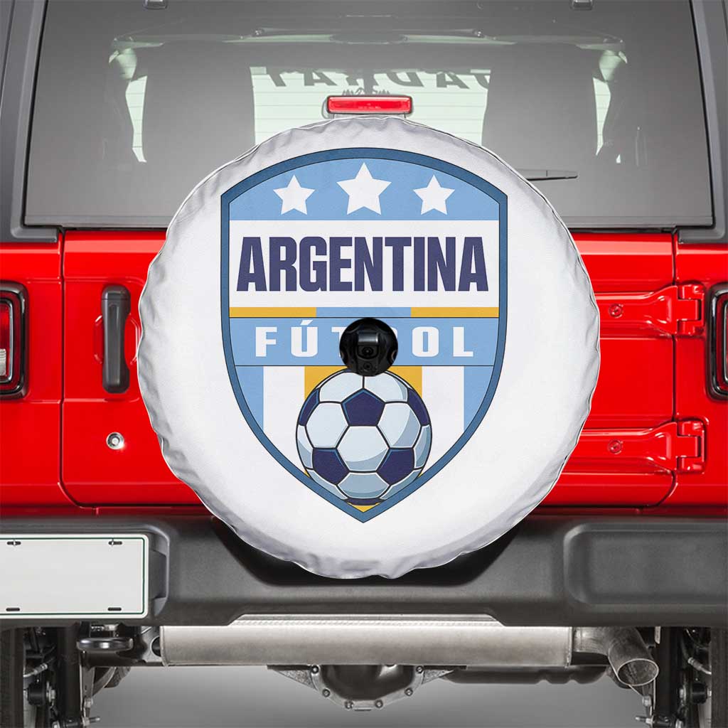 Argentina Soccer Football Spare Tire Cover Argentinian Football Game Day Supporter TS14 White Print Your Wear
