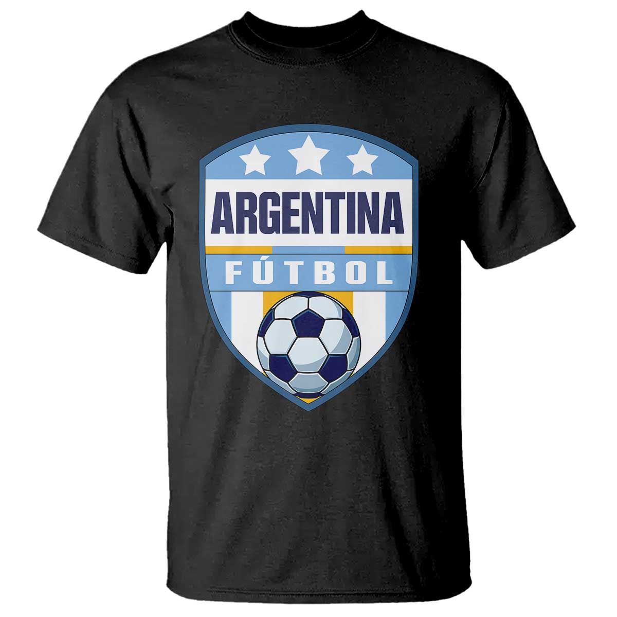 Argentina Soccer Football T Shirt Argentinian Football Game Day Supporter TS14 Black Print Your Wear