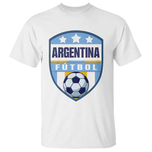 Argentina Soccer Football T Shirt Argentinian Football Game Day Supporter TS14 White Print Your Wear