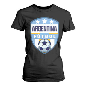 Argentina Soccer Football T Shirt For Women Argentinian Football Game Day Supporter TS14 Black Print Your Wear