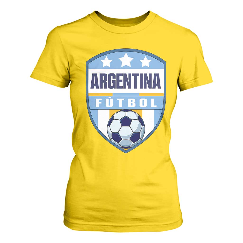 Argentina Soccer Football T Shirt For Women Argentinian Football Game Day Supporter TS14 Daisy Print Your Wear