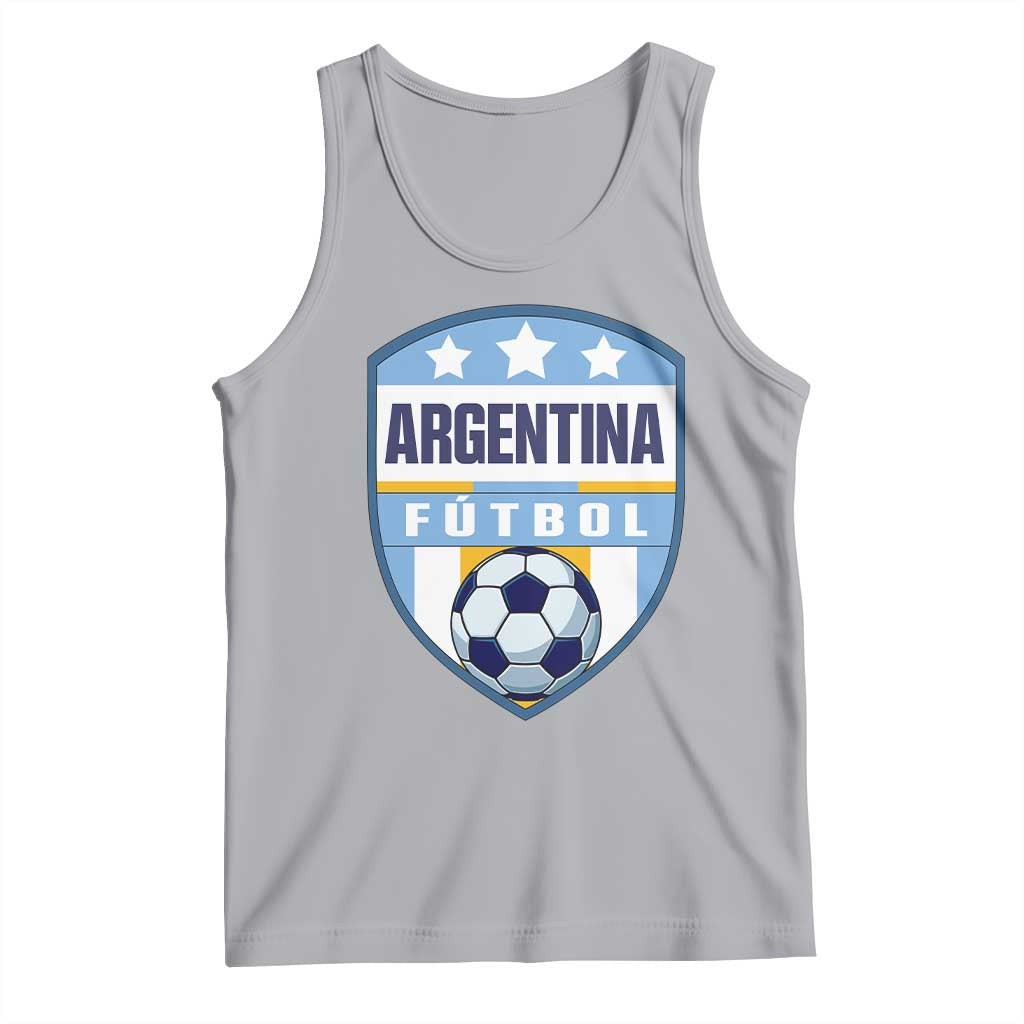 Argentina Soccer Football Tank Top Argentinian Football Game Day Supporter TS14 Athletic Heather Print Your Wear