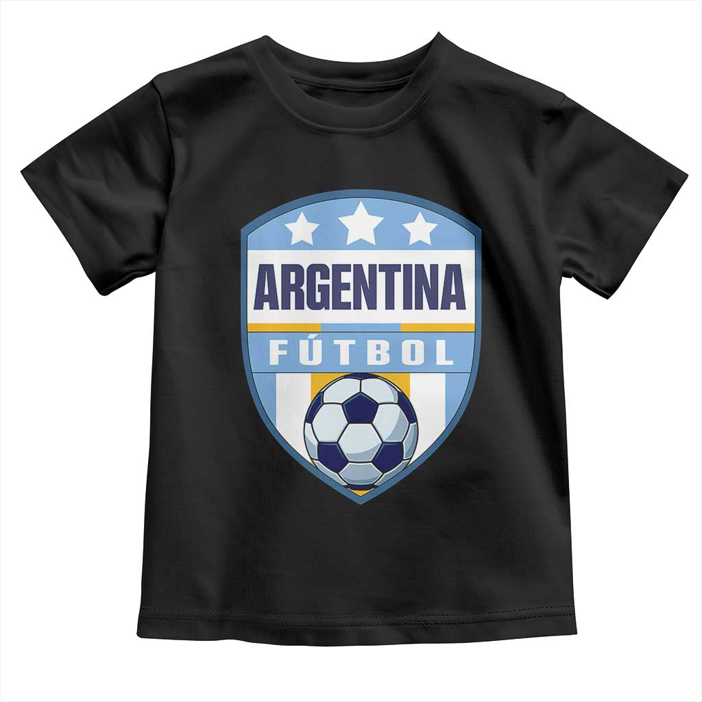 Argentina Soccer Football Toddler T Shirt Argentinian Football Game Day Supporter TS14 Black Print Your Wear