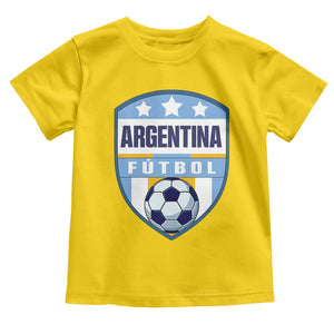 Argentina Soccer Football Toddler T Shirt Argentinian Football Game Day Supporter TS14 Daisy Print Your Wear